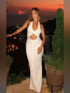 Peppermayo Allanna Frill Maxi Dress